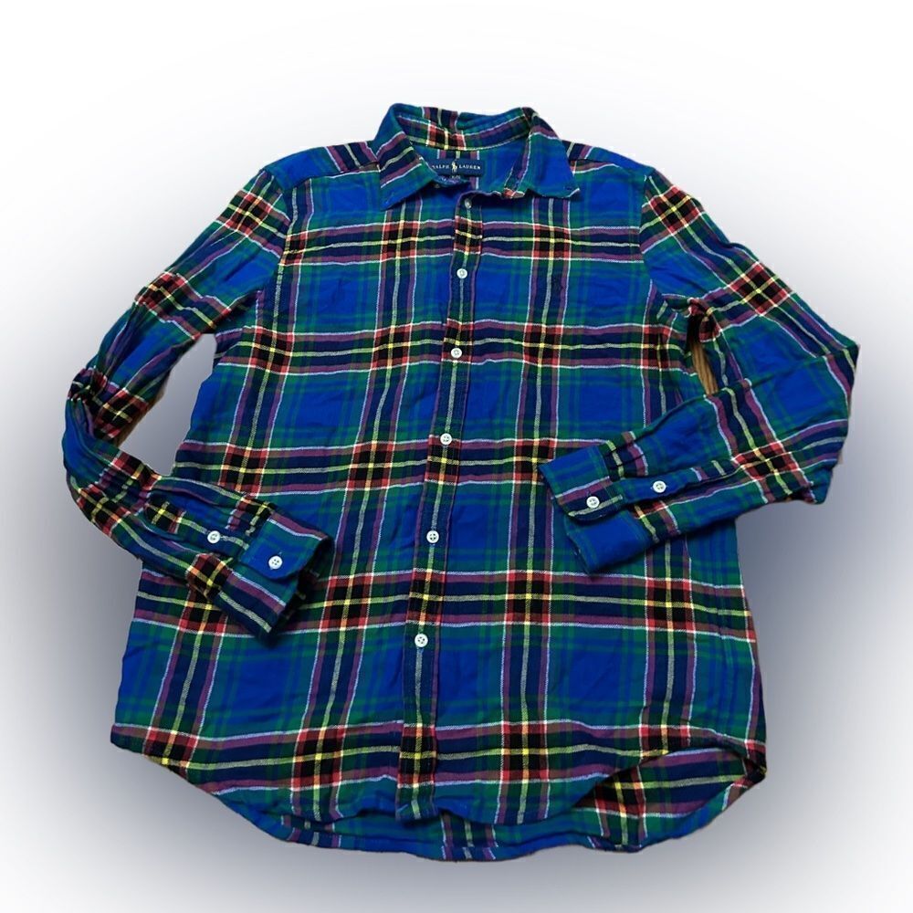 Boys Ralph Lauren Plaid Flannel Shirt